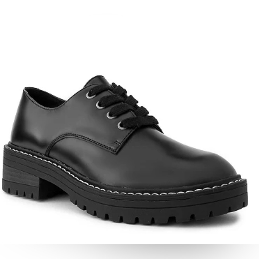 NEW Sugar Kaelie Oxford Lace up Shoes Black 90’s Y2K style size 10